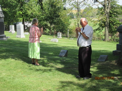 Dowsing at Greenwood Cemetery